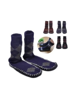 KIT 8 MEIA ANTI-DERRAPANTE MASCULINA