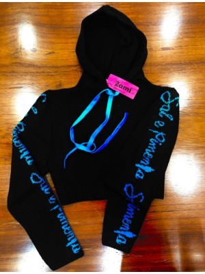 CROPPED MOLETOM DE TRICÔ SAL E PIMENTA S020