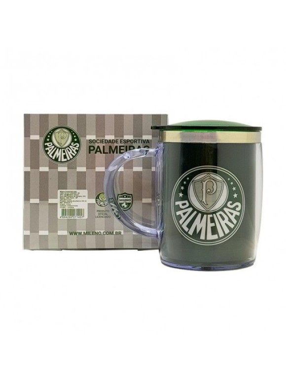 CANECA DE ACRÍLICO PALMEIRAS 450 ML