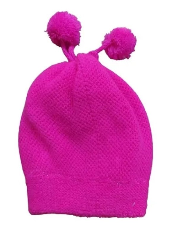 TOUCA INFANTIL TIPO GORRO P/ BEBÊ LISA QUENTINHA