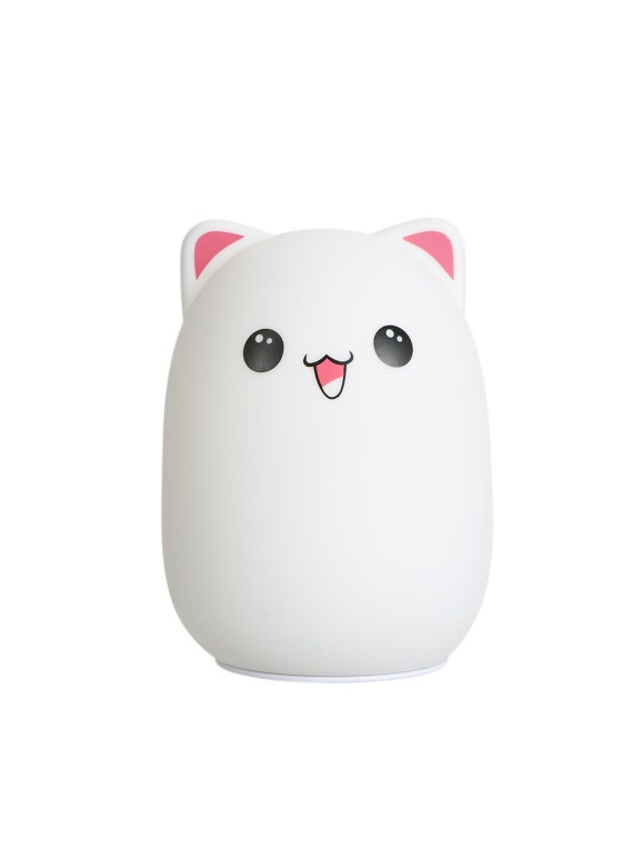 LUMINARIA ABAJUR LED SILICONE HAMSTER TOUCH RECARREGAVEL