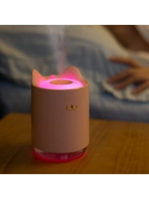 UMIDIFICADOR LUZES LED COLORIDAS GATINHO