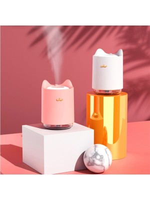 UMIDIFICADOR LUZES LED COLORIDAS GATINHO