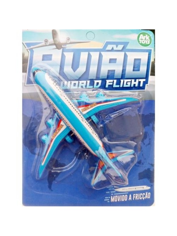 AVIÃO WORLD FLIGHT MOVIDO A FRICÇÃO