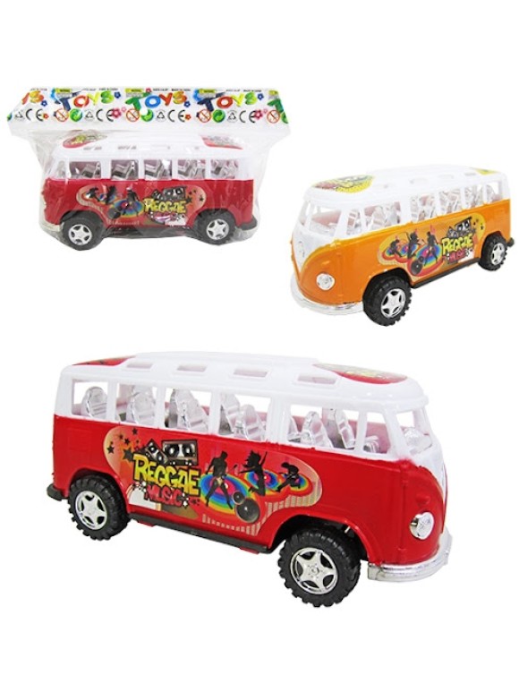 CARRINHO KOMBI MOVIDO A FRICÇÃO 17CM