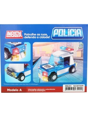 BRINQUEDO DE MONTAR MISSÃO DE RESGATE INBLOX POLÍCIA