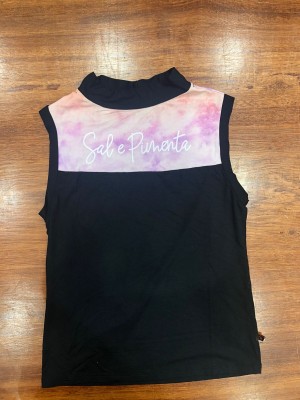 BLUSA T-SHIRT SAL E PIMENTA ESTAMPA COLORIDA